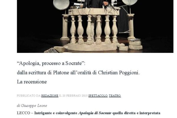 Recensione Apologia di Socrate - Lecco 280218_Pagina_1